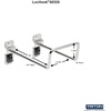 image:imageTriton Products Stainless Steel Pack of 3 LocHook Pegboard Hooks for Wall and Garage Organization  Double ClosedEnd Loop 5 Inch 80 Degree BendDouble ClosedEnd Loop