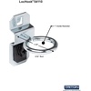 image:imageTriton Products LocHook 54110 158 Single Ring 1 ID Zinc Plated Steel Tool Holder for LocBoard 5 Pack
